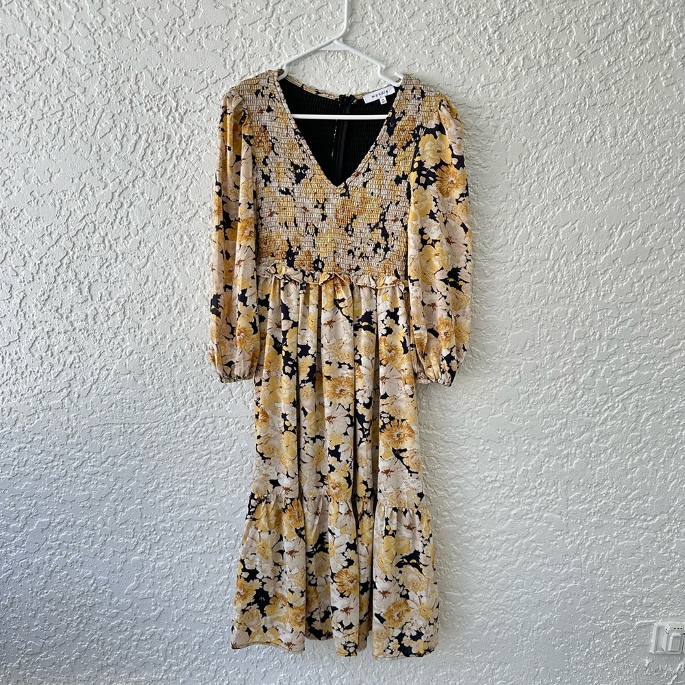 brand new yellow boutique dress